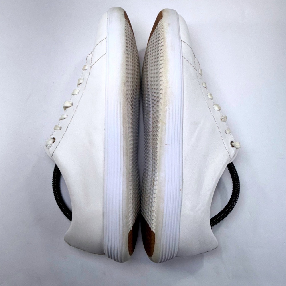 Cole Haan Grand Crosscourt Sneaker Womens 11 White Leather Low Casual Minimalist - Picture 5 of 10